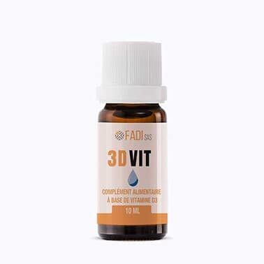 3DVIT – Vitamine D3  en gouttes – FADI