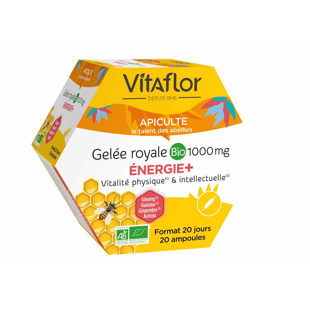 Gelée Royale Bio Energie + Vitalité – Vitaflor