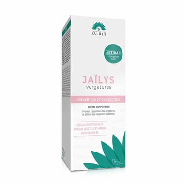 Jaïlys vergetures – Crème 125ml – Prévention et Correction des vergetures