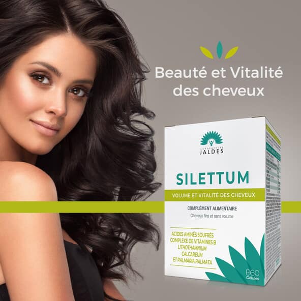 Silettum - 60 Gélules - Beauté et Vitalité des cheveux Jaldes - 2
