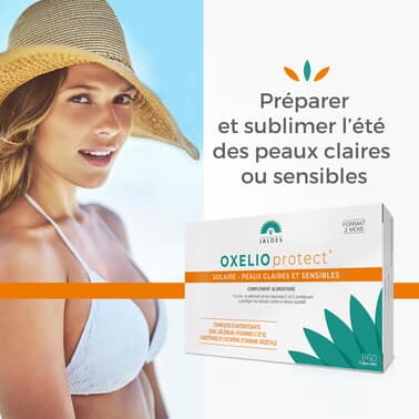 Oxelio Protect – 60 Capsules – Prépare et sublime l’été des peaux claires Jaldes - 3