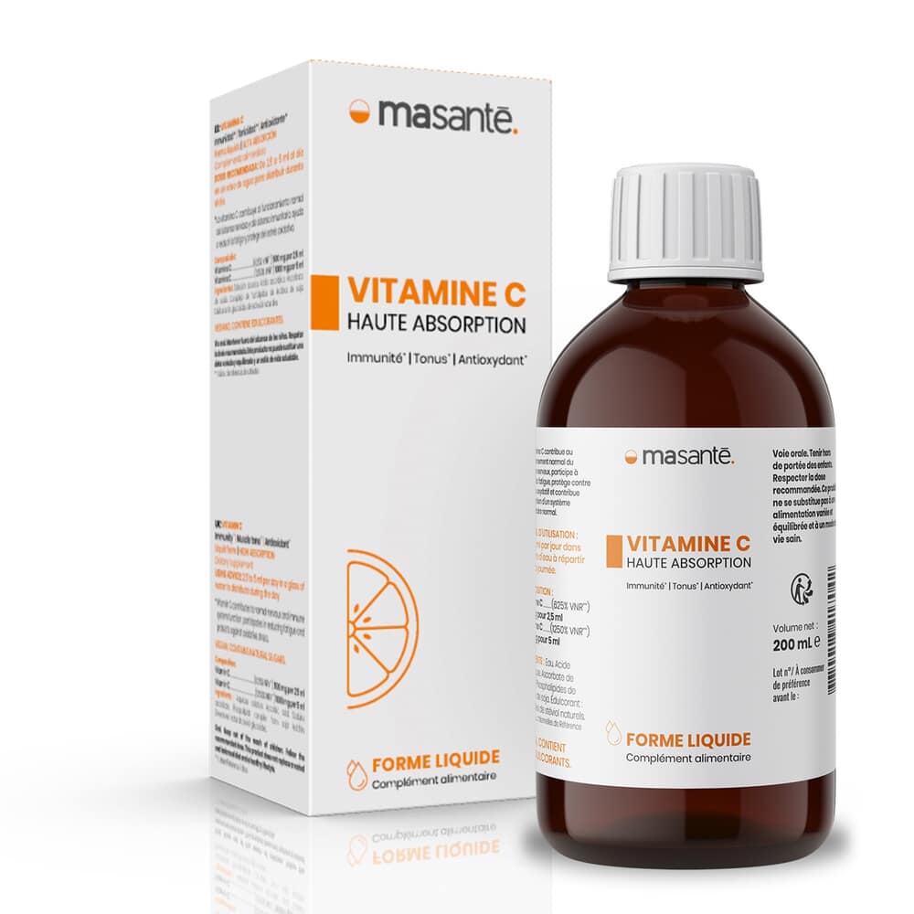 Vitamine C Liposomale liquide - Flacon 200 ml - Haute Absorption Ma Santé - 1