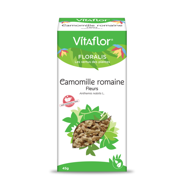 Camomille romaine -  Boite de 45gr - Plante en vrac (fleurs) Vitaflor - 1