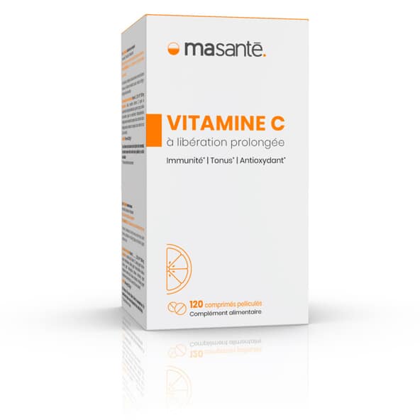 Vitamine C à libération prolongée - 120 comprimés - Immunité, Tonus, Antioxydant Ma Santé - 2